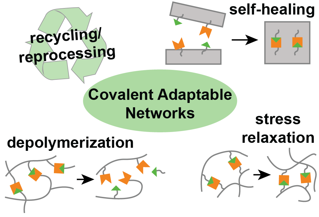 Table of Contents Graphic for Big Diels: 3D Printing Covalent Adaptable Networks
